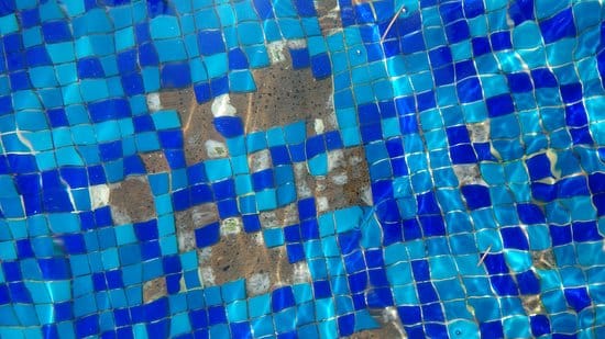 photo of clients pool tile coming off for repair